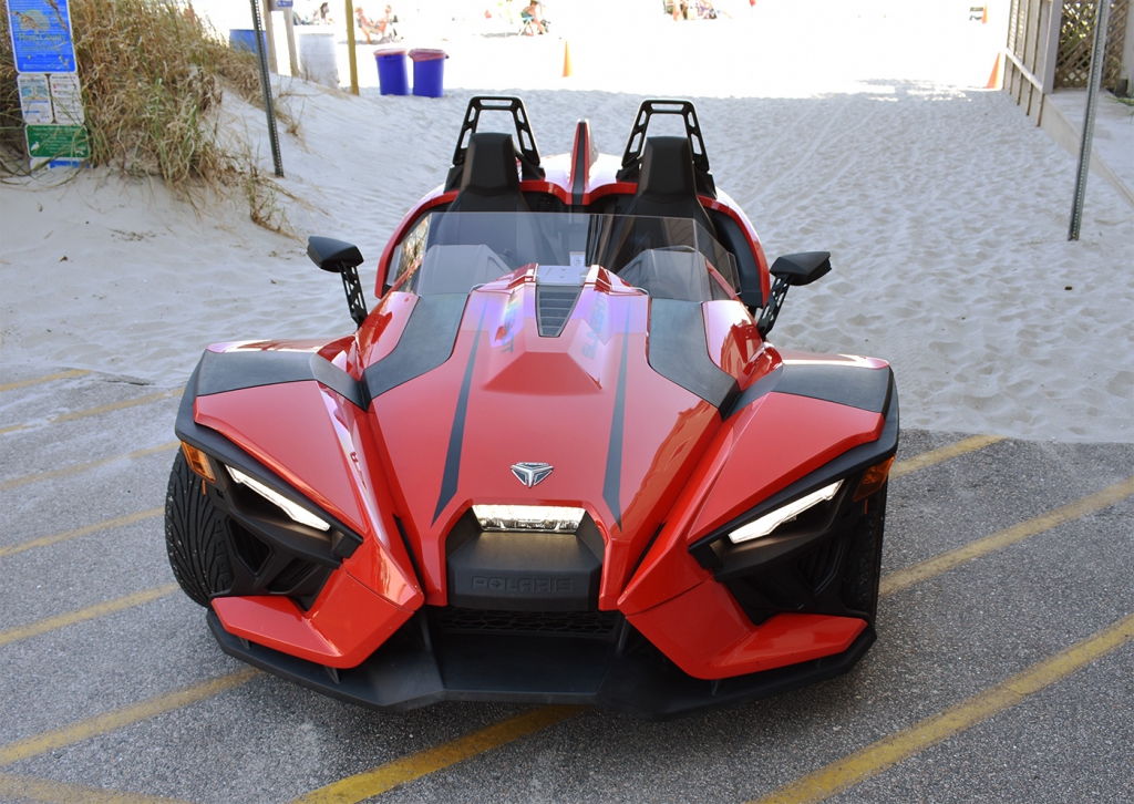 Slingshot SL Red 1 Alpha Slingshot Rentals Myrtle Beach