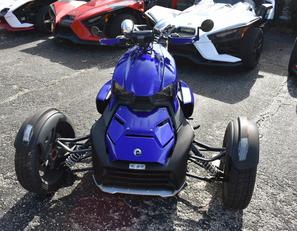 CanAm Ryker Blue Alpha Slingshot Rentals Myrtle Beach